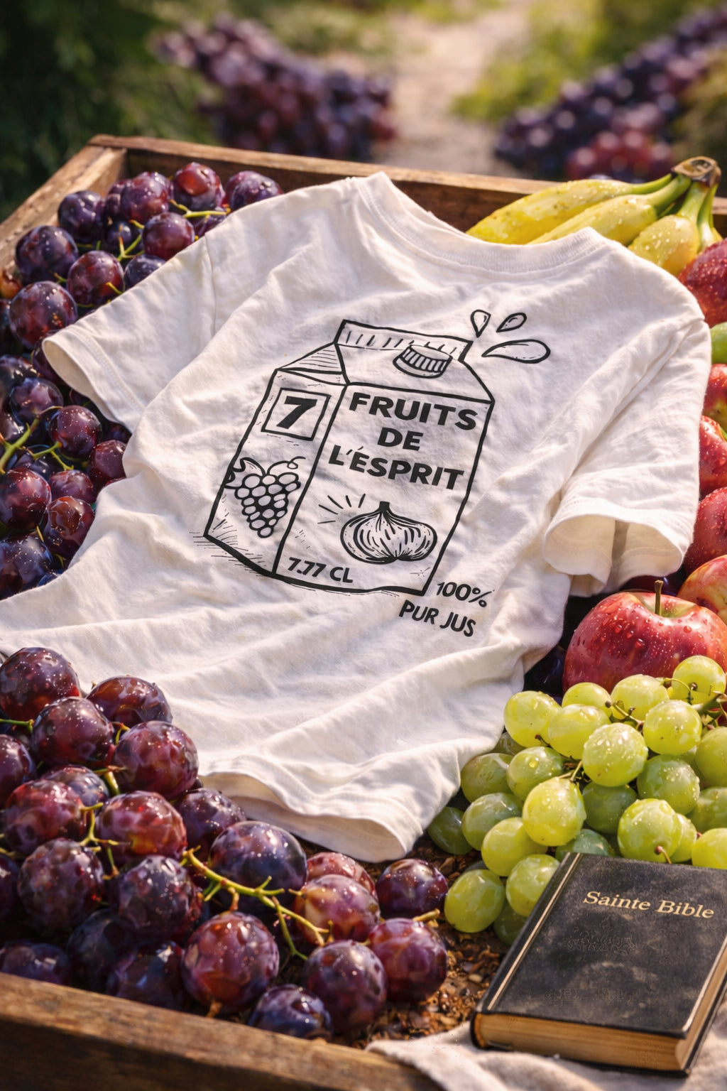 T-shirt chrétien Brique FRUITS DE L'ESPRIT