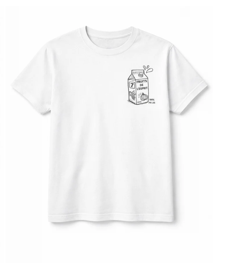 T-shirt chrétien Brique FRUITS DE L'ESPRIT